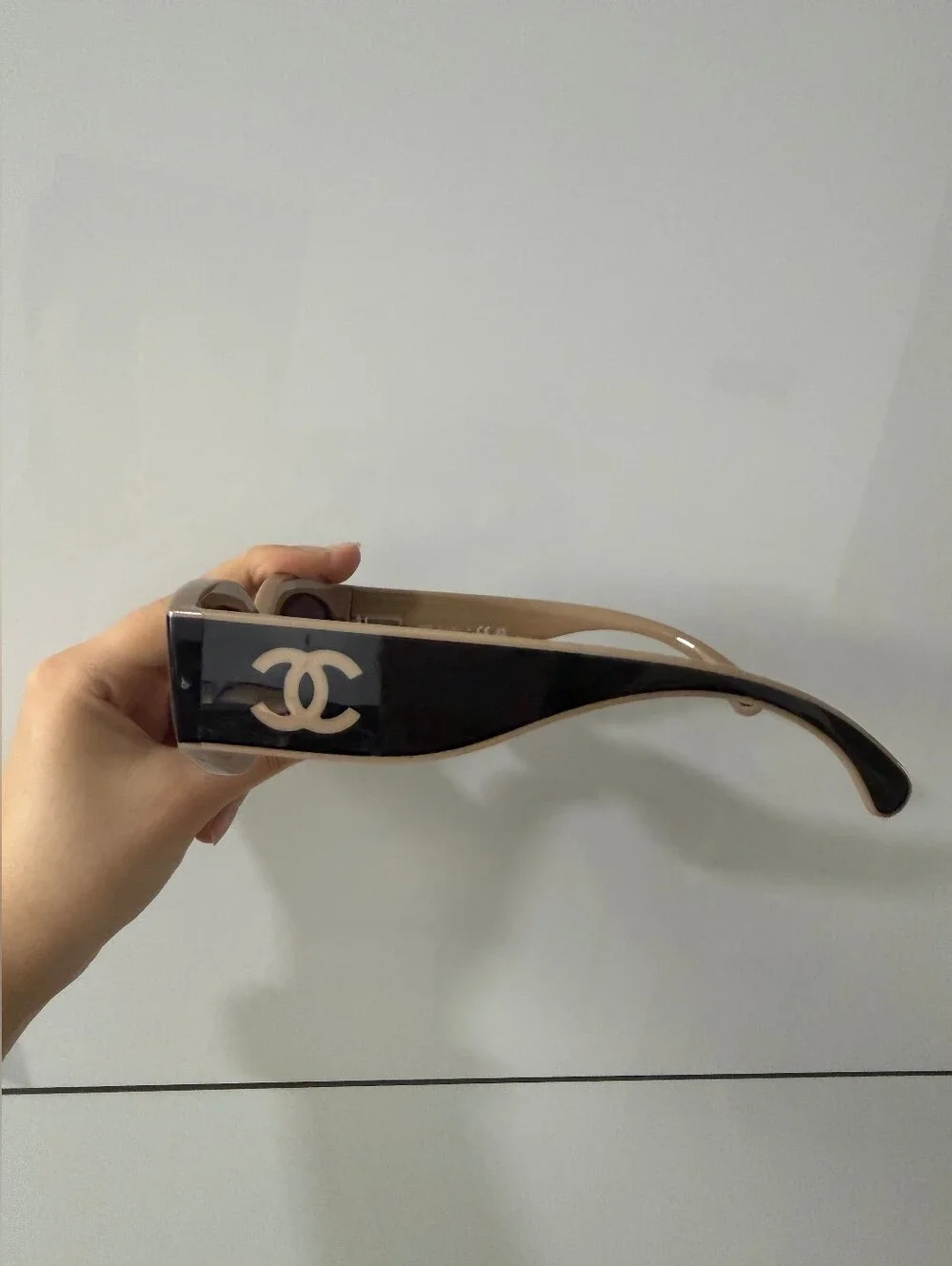 Chanel Cat-Eye Sunglasses with CC Emblem